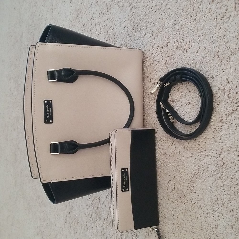Kate Spade Jeanne Medium Satchel Wallet Set